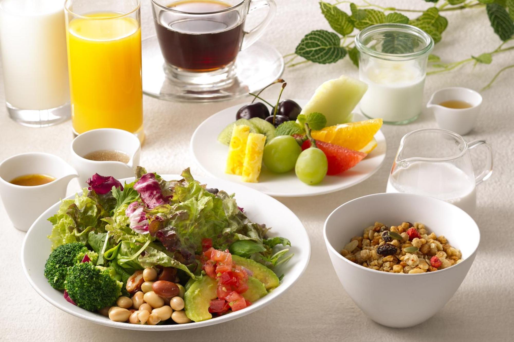 Miyako Hotel Hakata Fukuoka  Eksteriør bilde A healthy breakfast